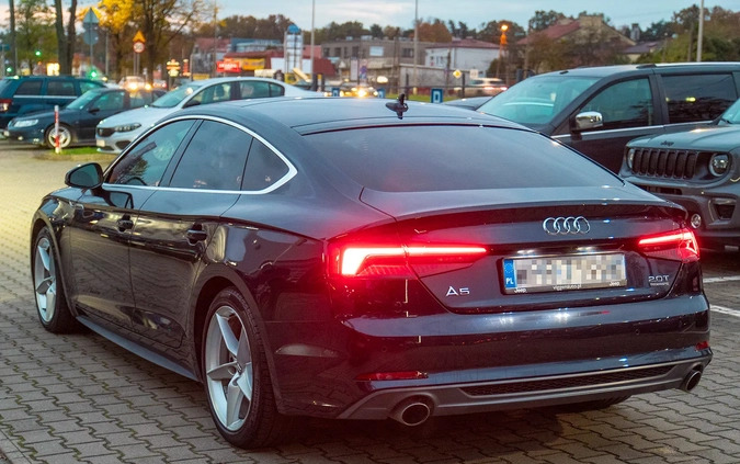 Audi A5 cena 142499 przebieg: 36000, rok produkcji 2018 z Warszawa małe 667